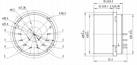 Anti Shock and high Temp quartz Accelerometer