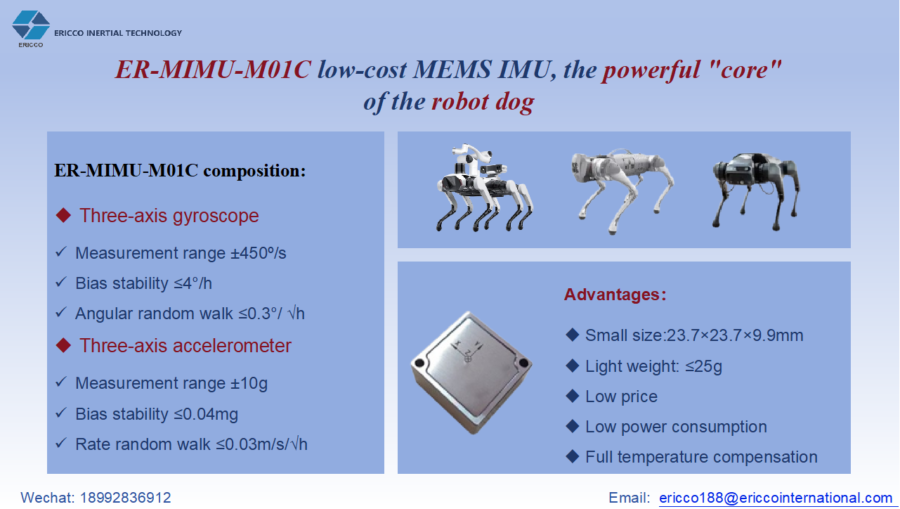 Er Mimu M01c Low Cost Mems Imu The Powerful Core Of The Robot Dog