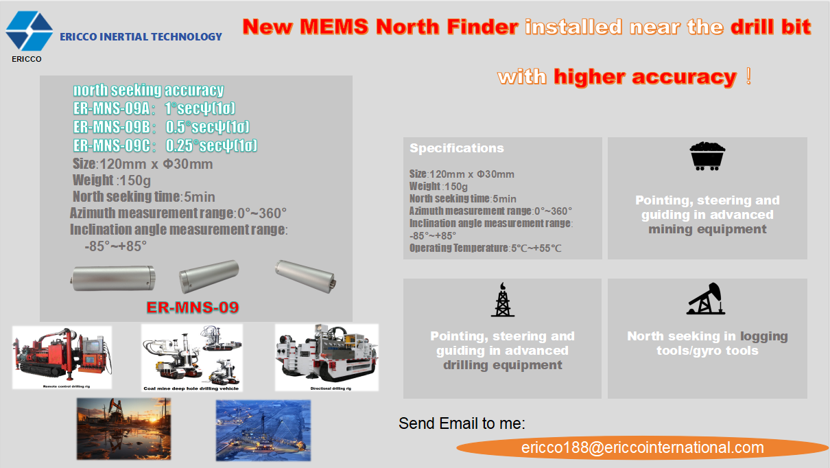 Breaking Through Tradition! New Mems North Finder Installed Near The Drill Bit, With Higher Precision!