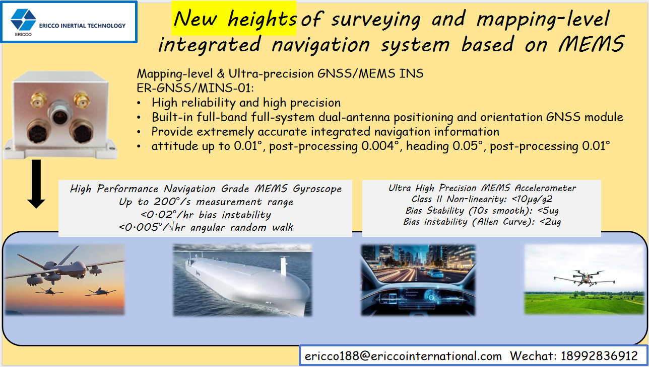 New Heights Of Surveying And Mapping Level Integrated Navigation System Based On Mems