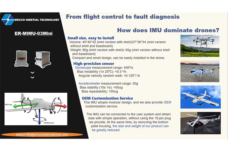 From Flight Control To Fault Diagnosis, How Does Imu Dominate Drones