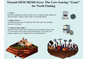 Triaxial Oem Mems Gyro The Core Sensing Genie For North Finding