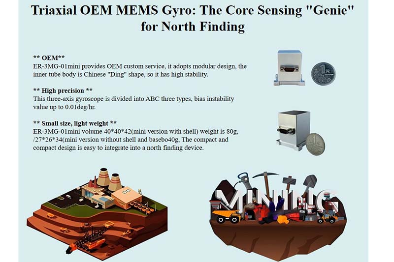 Triaxial Oem Mems Gyro The Core Sensing Genie For North Finding